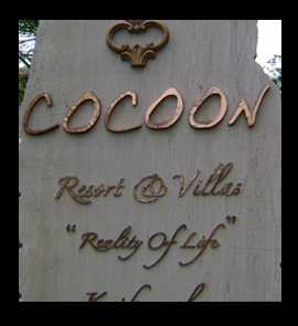 Cocoon Resort & Villa Kaikawala Bras Name Board, fabricator installation in sri lanka