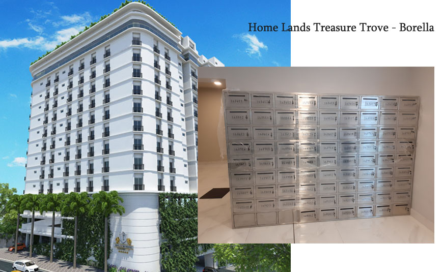 Stainless Steel letter boxes for apartments in Sri Lanka