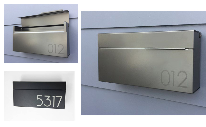Stainless Steel letter boxes etching in Sri Lanka