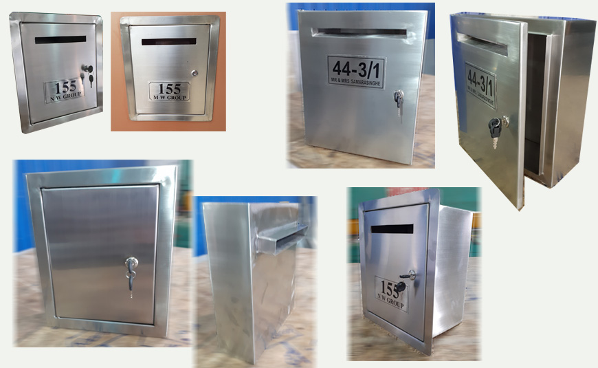 Stainless Steel letter boxes in Sri Lanka