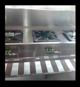 stainless steel high pressure spot gas burner wok four burners range fabricator in sri-lanka