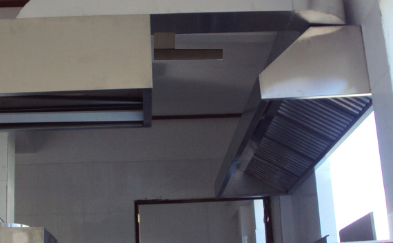 stainless steel kitchen hood, canopy & exhaust system fabrication in sri lanka