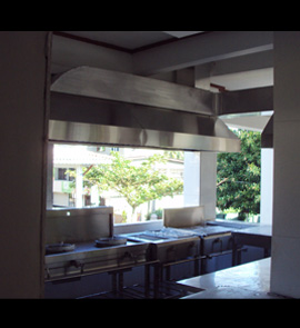 stainless steel kitchen canopy fabricator in sri-lanka