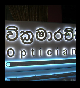 stainless steel letter name board signage fabricator installation in sri lanka