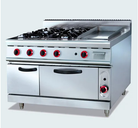 gas four burner with oven and griddle range for sale in colombo sri lanka