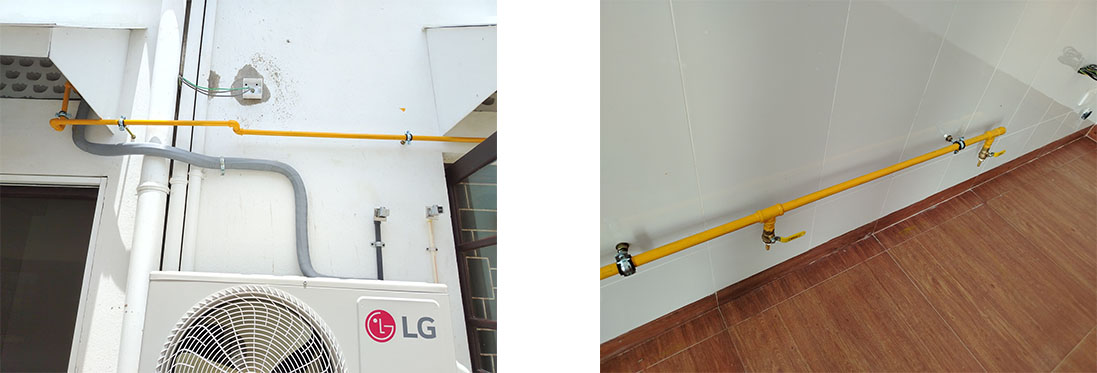 kitchen gasline installation in sri lanka